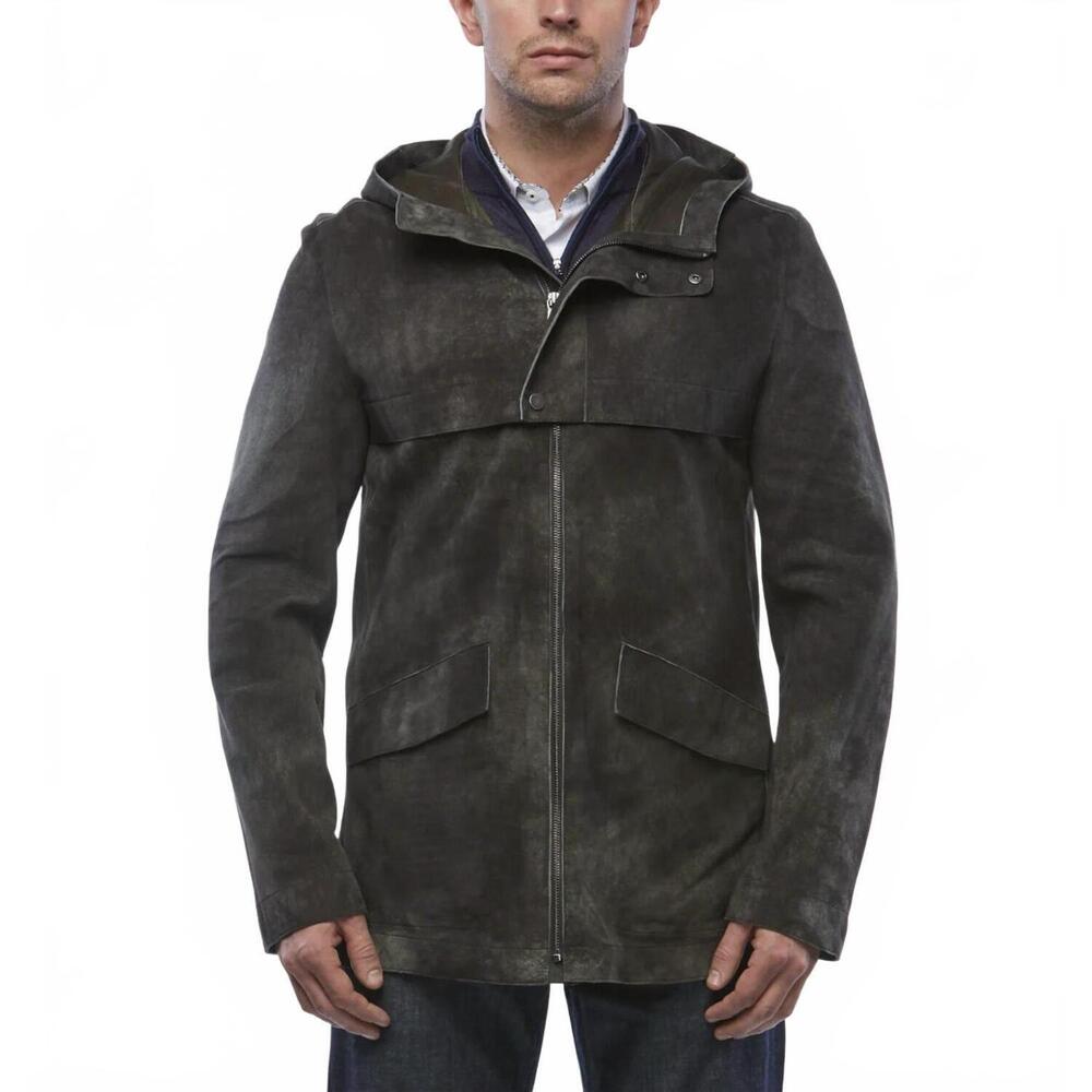 NEW LUSSO BENI antioch hoodie jacket in olive